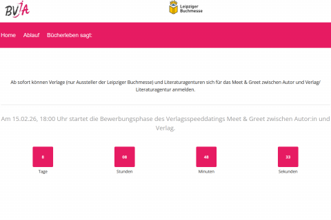 Save the Date: Das Verlagsspeeddating 2026 geht in die neue Runde