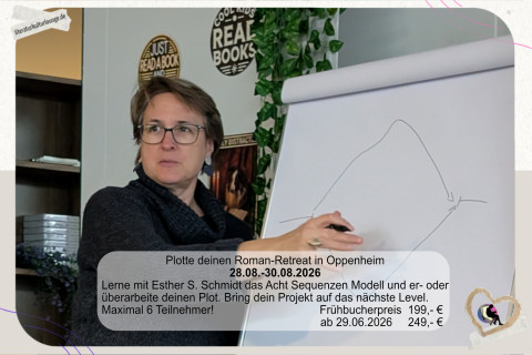 28.08-30.08.26: Plotte deinen Roman - 3-Tages-Retreat in Oppenheim